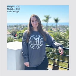 Cotton Long-Sleeve with Stenciled 2