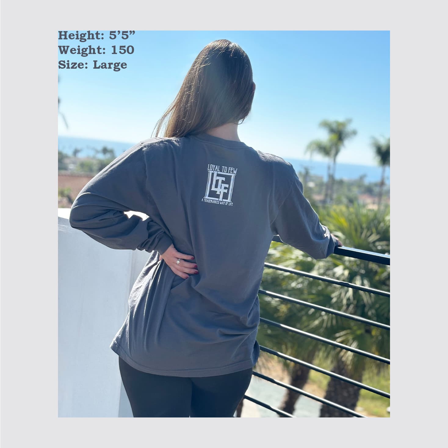 Cotton Long-Sleeve with Stenciled 3