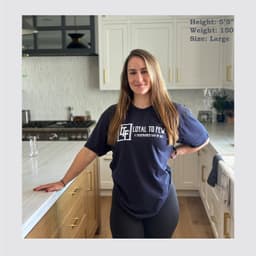 50/50 Tee with Stenciled 2