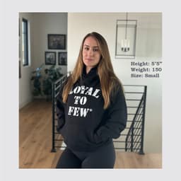 Cotton Hoodie with Stenciled 2