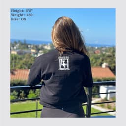 Cotton Oversized Crop with Stamp 3