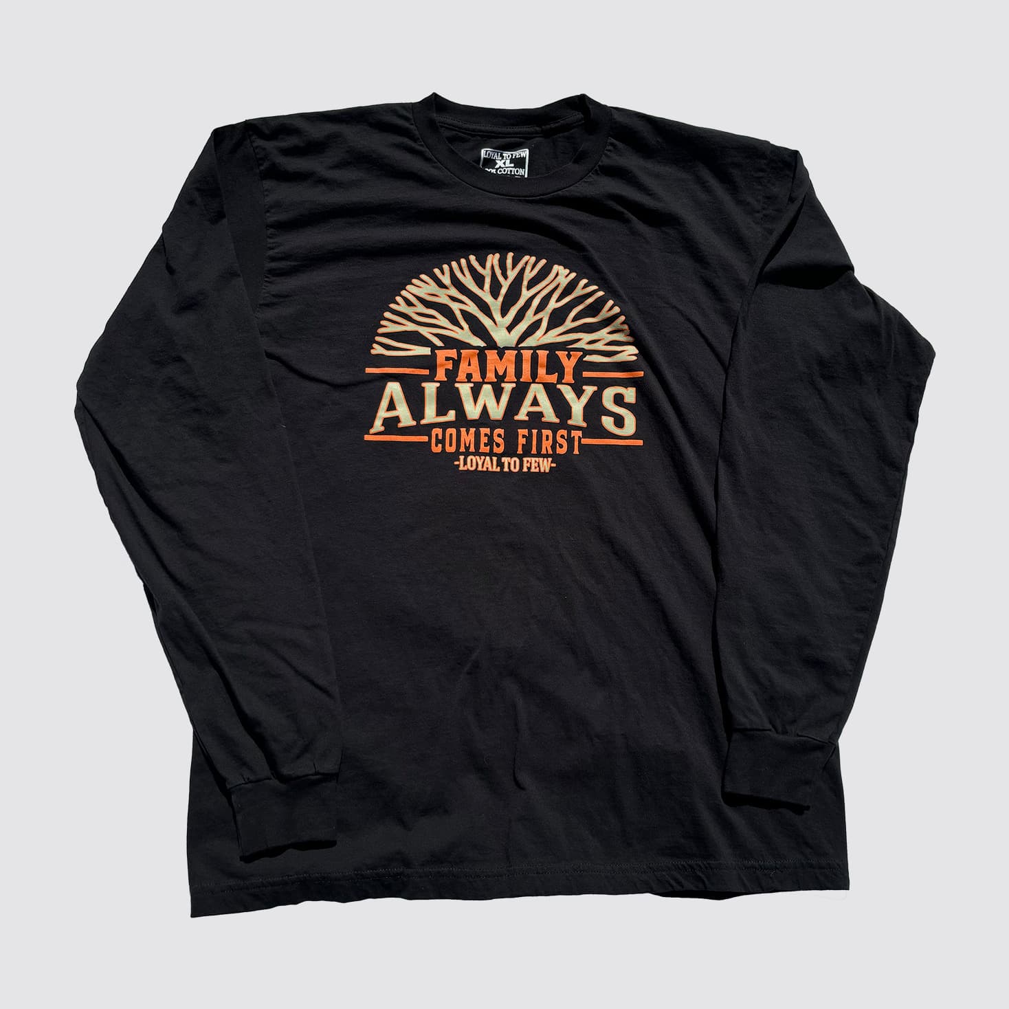 Cotton Long-Sleeve with Family First