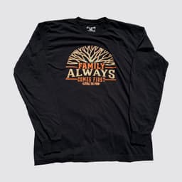 Cotton Long-Sleeve with Family First 0