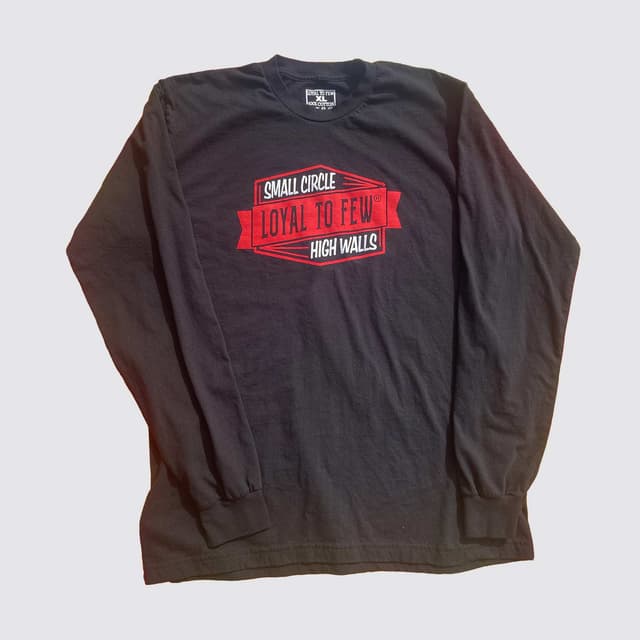 Cotton Long-Sleeve with Small Circle