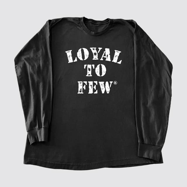 Cotton Long-Sleeve with Stenciled