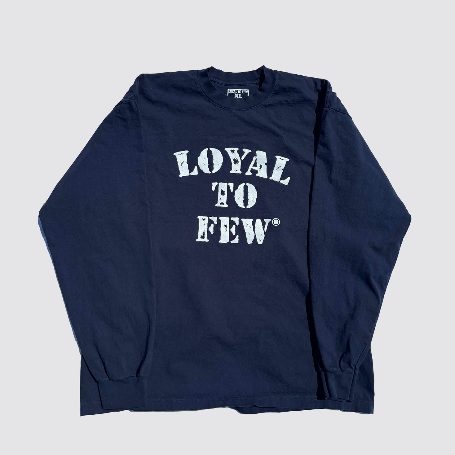 Cotton Long-Sleeve with Stenciled