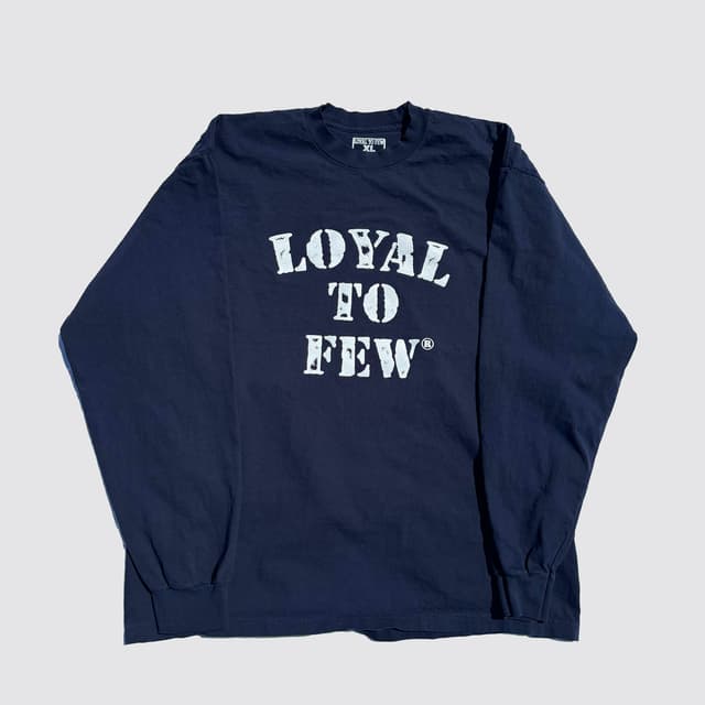 Cotton Long-Sleeve with Stenciled
