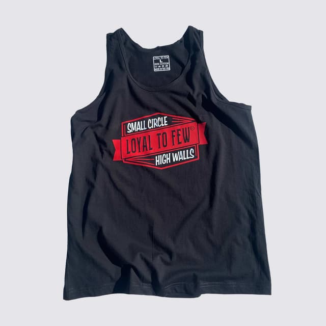 Cotton Tank with Small Circle