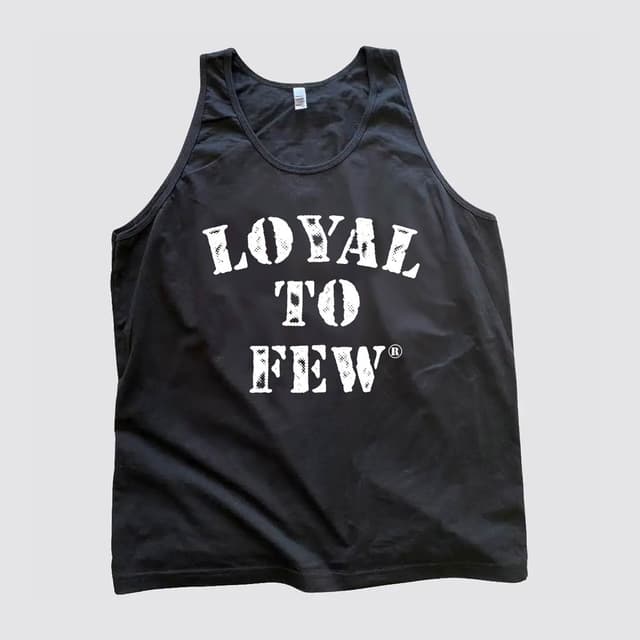Cotton Tank with Stenciled