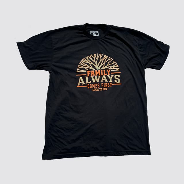 50/50 Tee with Family First