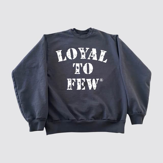 Cotton Crew with Stenciled