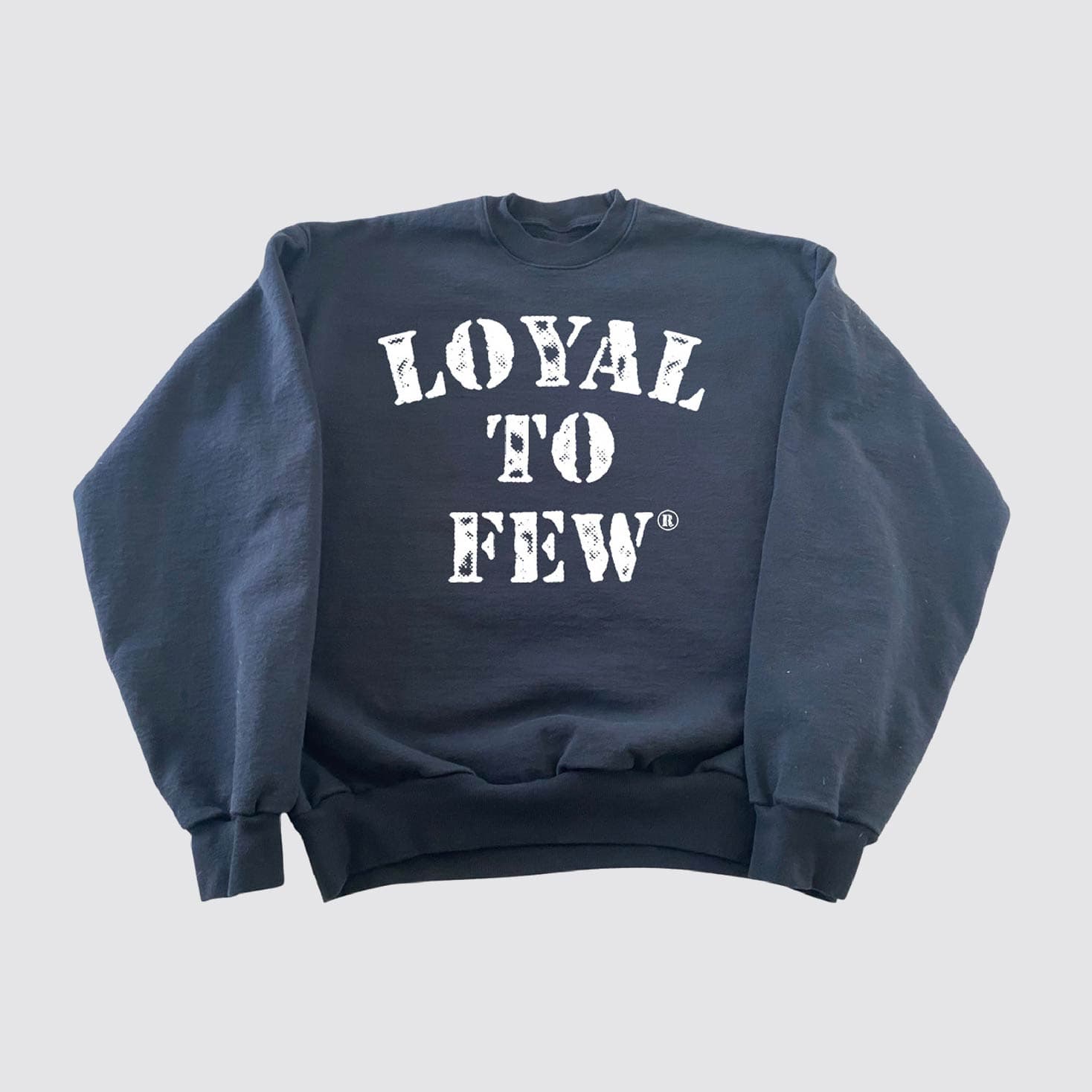 Cotton Crew with Stenciled