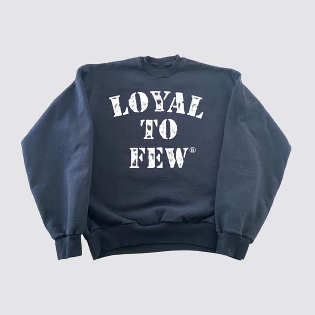 Cotton Crew with Stenciled