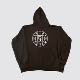 Cotton Hoodie with Stamp 0