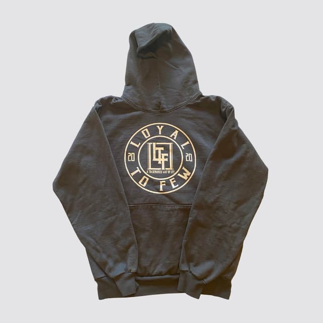 Cotton Hoodie with Stamp