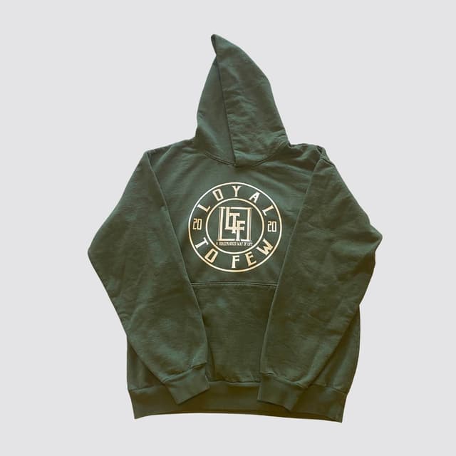 Cotton Hoodie with Stamp