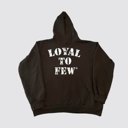 Cotton Hoodie with Stenciled 0