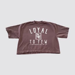 Cotton Oversized Crop with Arch 0