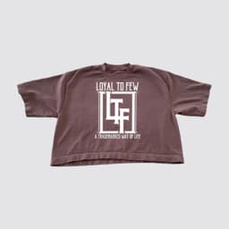 Cotton Oversized Crop with Block 0
