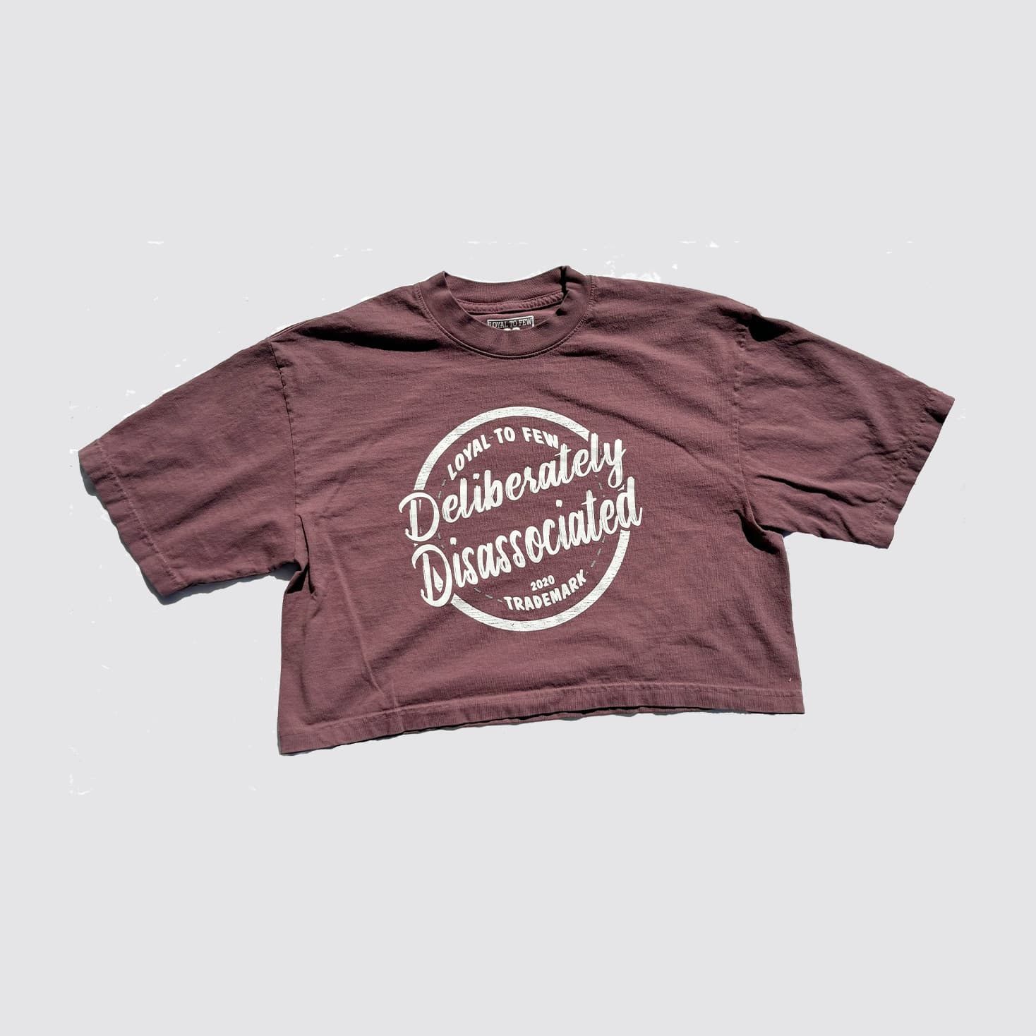 Cotton Oversized Crop with Disassociated