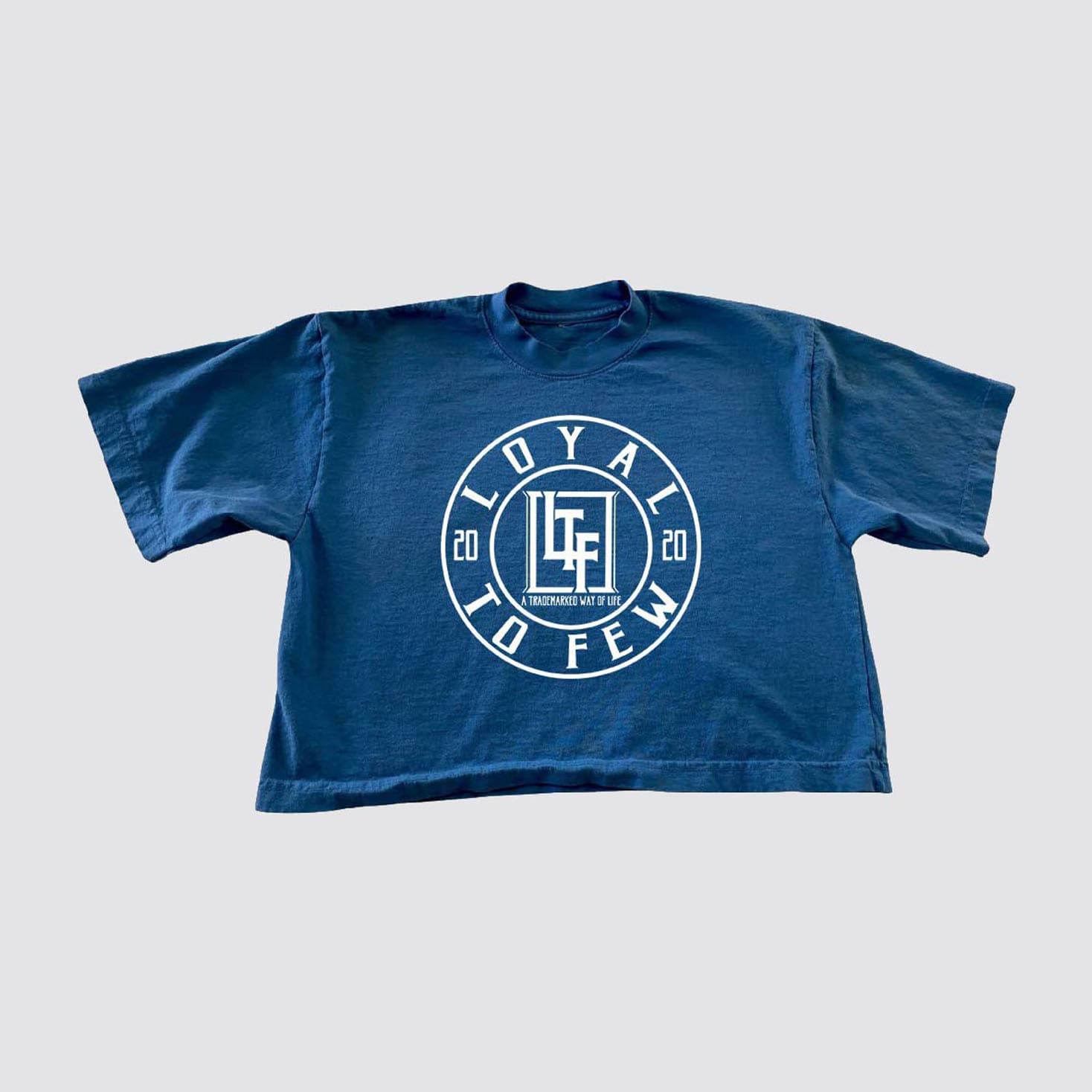 Cotton Oversized Crop with Stamp