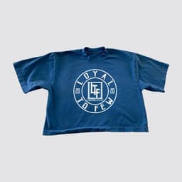 Cotton Oversized Crop with Stamp 0