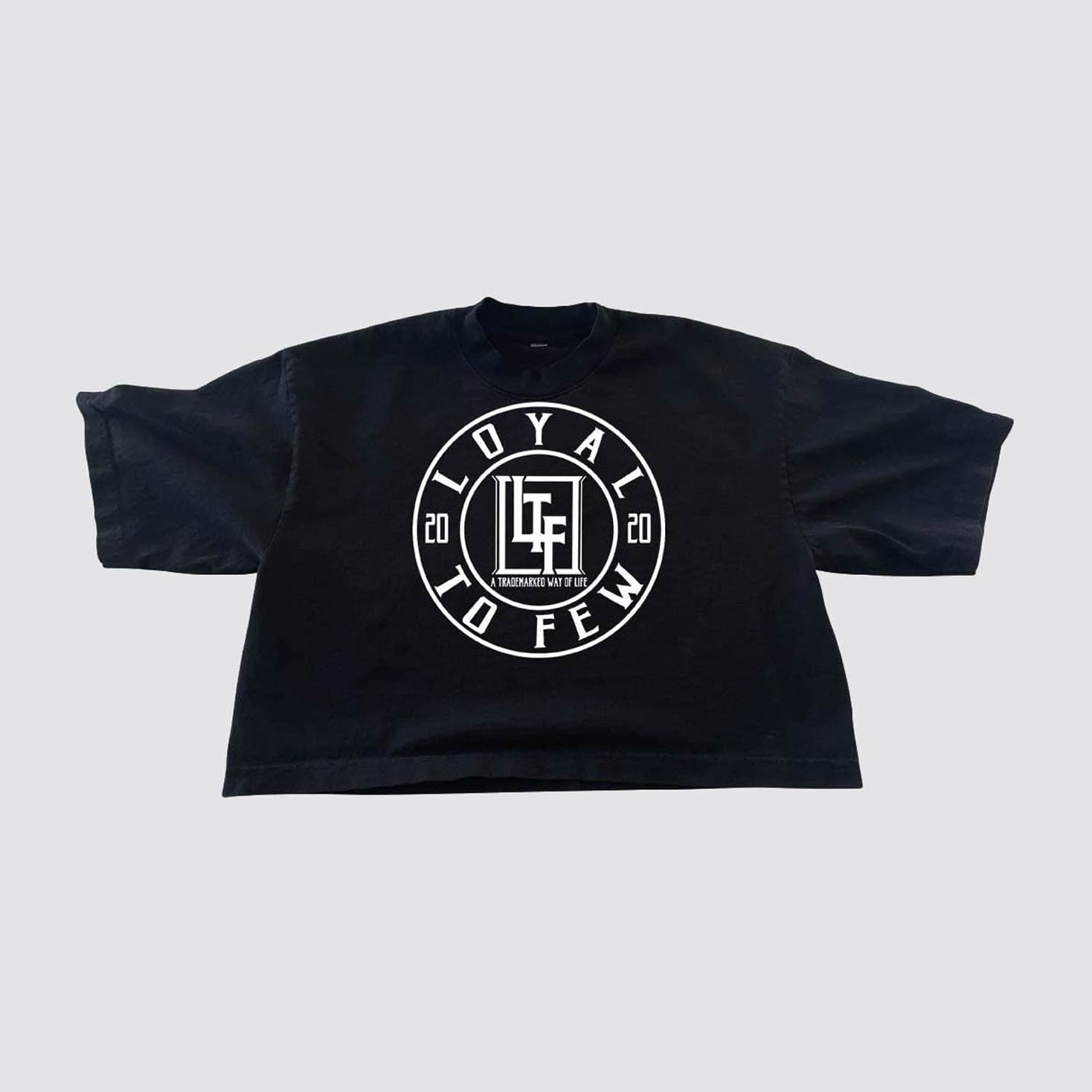 Cotton Oversized Crop with Stamp