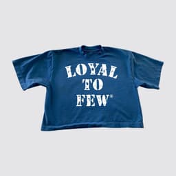 Cotton Oversized Crop with Stenciled 0