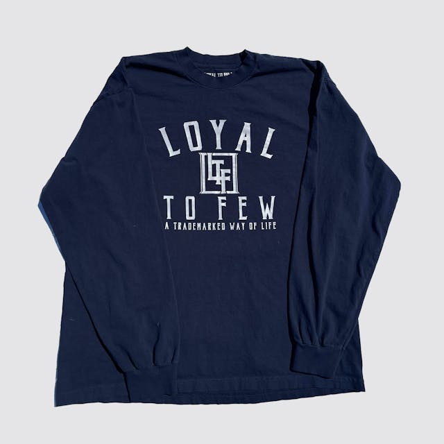Cotton Long-Sleeve with Arch (Navy)
