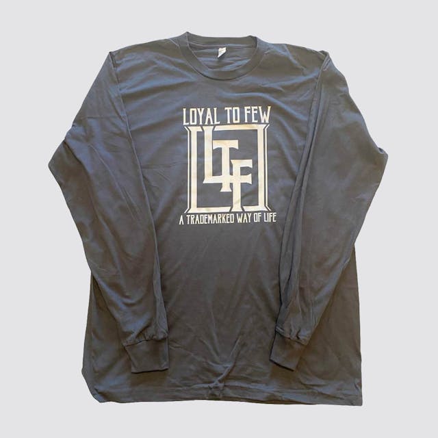 Cotton Long-Sleeve with Block (Gray)
