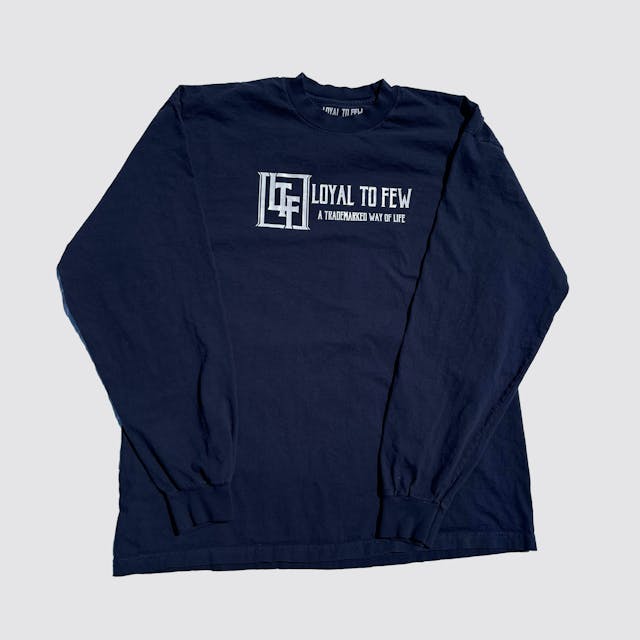 Cotton Long-Sleeve with Original (Navy)