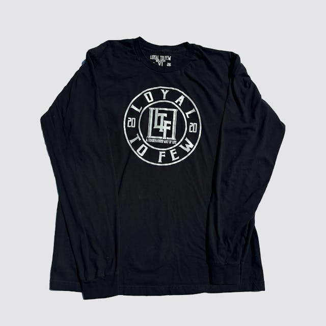 Cotton Long-Sleeve with Stamp (Black)