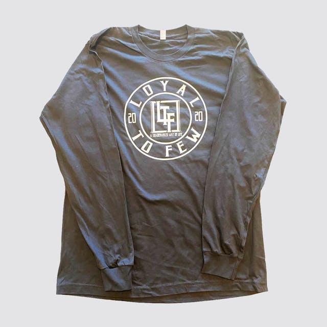 Cotton Long-Sleeve with Stamp (Gray)