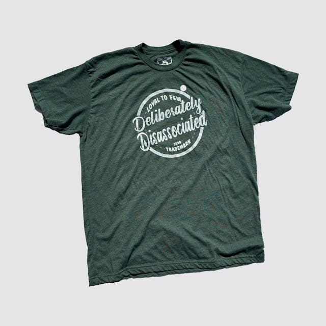 50/50 Tee with Disassociated (Green)