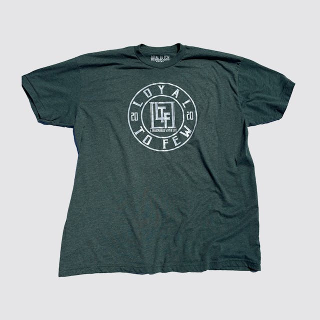 50/50 Tee with Stamp (Green)