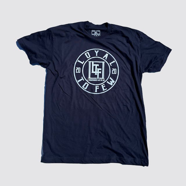 50/50 Tee with Stamp (Navy)