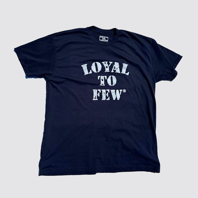 50/50 Tee with Stenciled (Navy)
