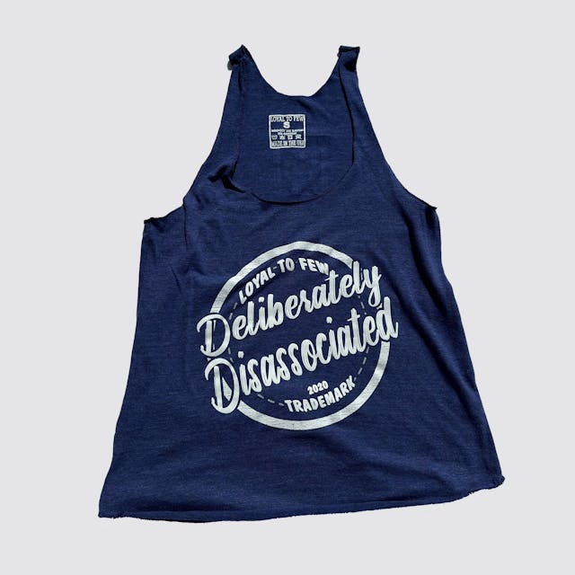 Tri-Blend Tank with Disassociated (Blue)