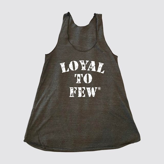 Tri-Blend Tank with Stenciled (Gray)